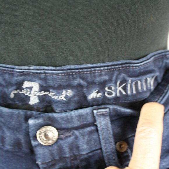7 For All Mankind Jeans The Skinny Dark Wa… - Picture 4 of 4